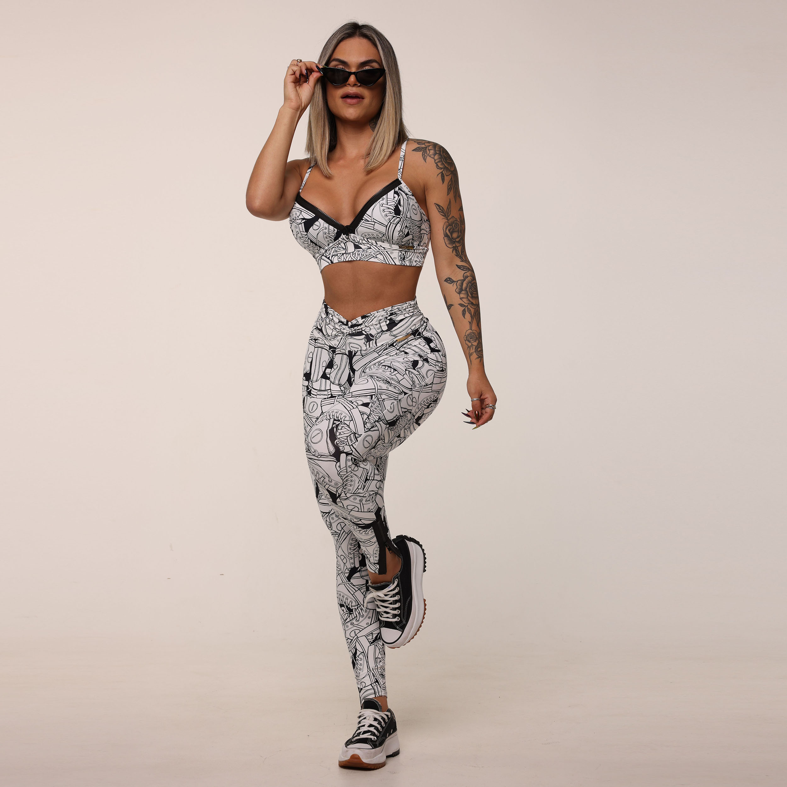 LEGGING HYPE EMPINA BUMBUM SNEAKERS WHITE EXCLUSIVA - Imagem 14