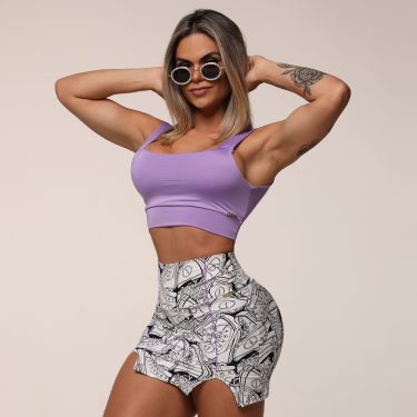 SHORT-SAIA SECRET SNEAKERS WHITE EXCLUSIVO