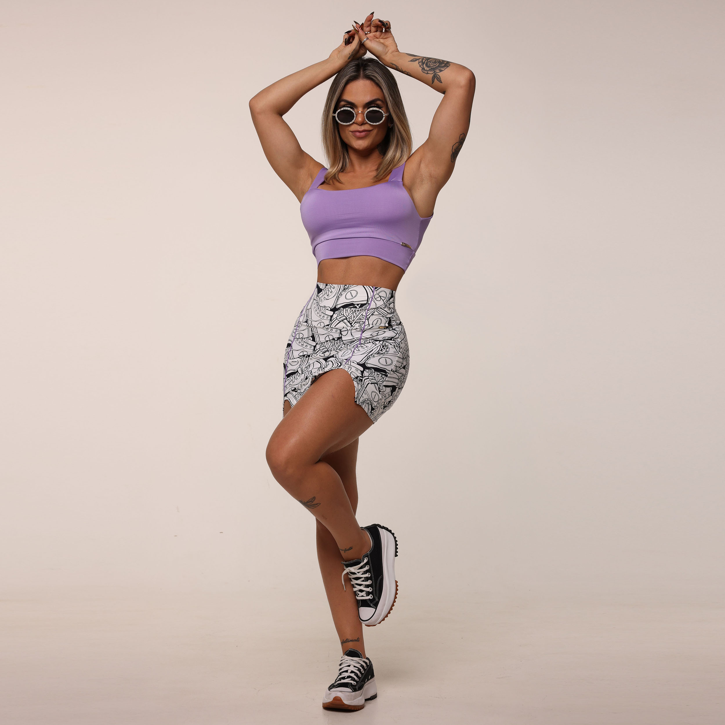 SHORT-SAIA SECRET SNEAKERS WHITE EXCLUSIVO - Imagem 7