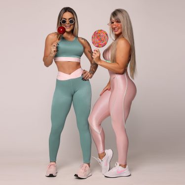 LEGGING HIT COMUM JACQUARD 3D CANDY