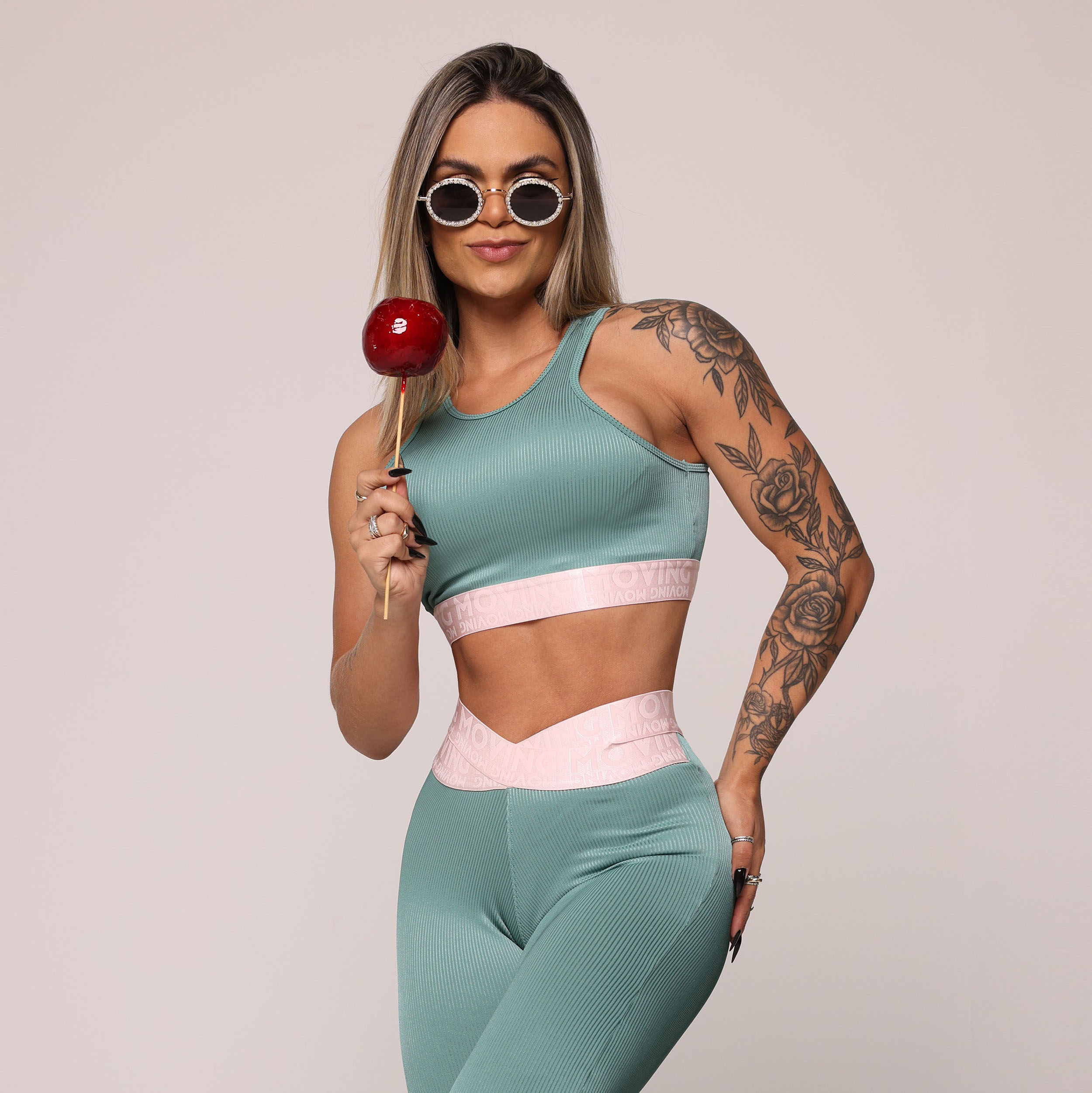 LEGGING HIT COMUM JACQUARD 3D CANDY - Imagem 5