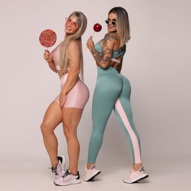 LEGGING STEP EMPINA BUMBUM JACQUARD 3D CANDY