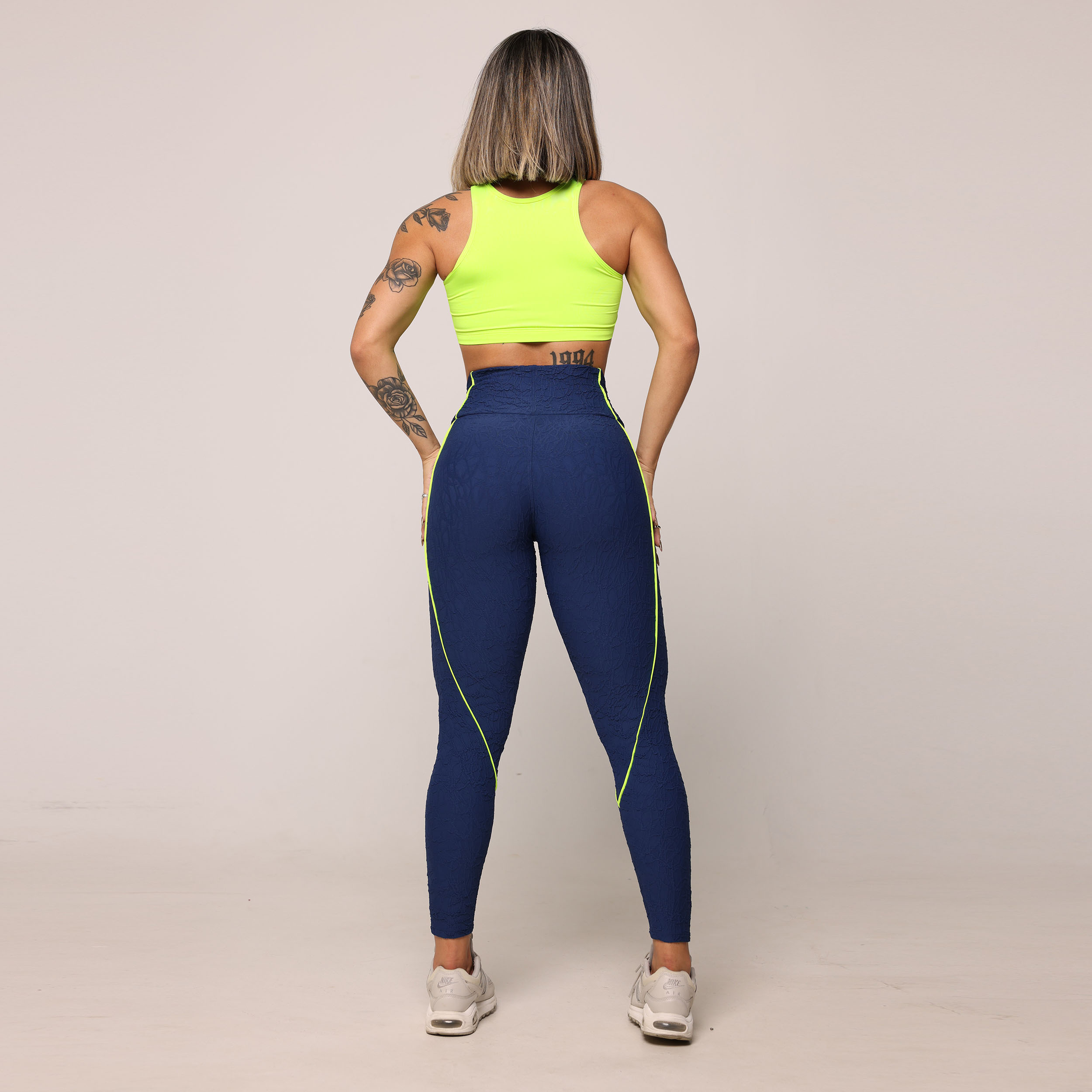 LEGGING HOPE COMUM JACQUARD PERLÊ AZUL MARINHO - Imagem 8