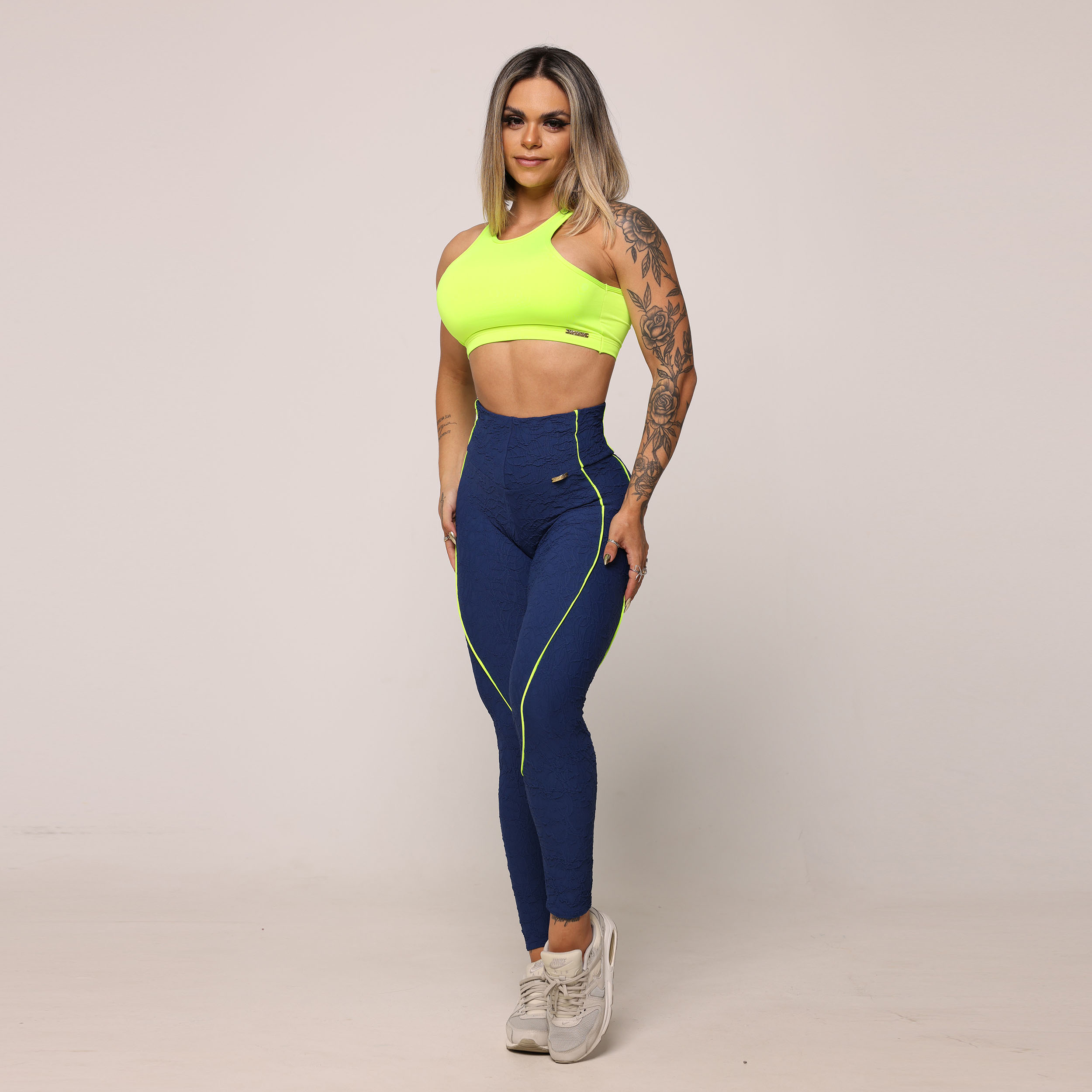 LEGGING HOPE COMUM JACQUARD PERLÊ AZUL MARINHO - Imagem 9