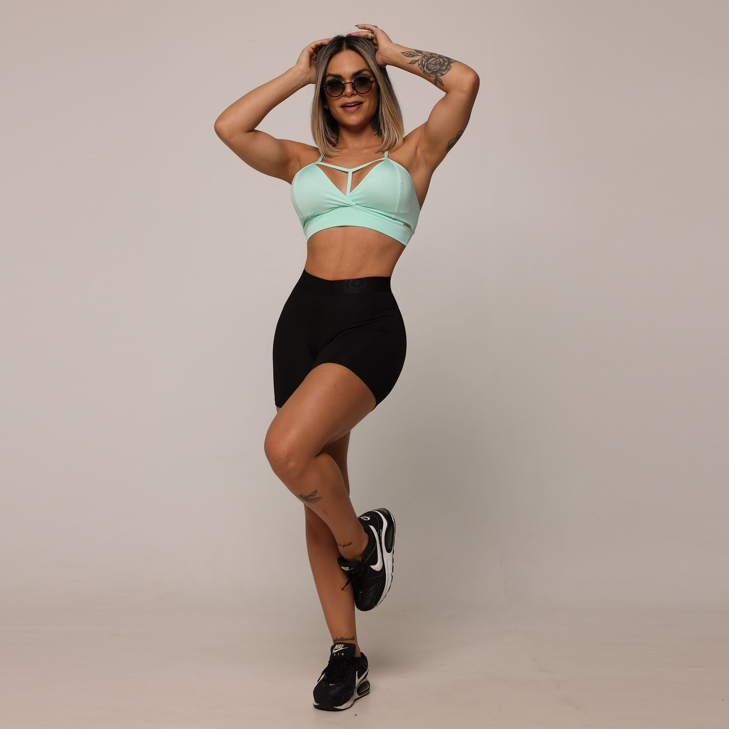 SHORT ÉPIC COMUM PRETO COM ELÁSTICO PRETO ABSOLUTO - Imagem 6