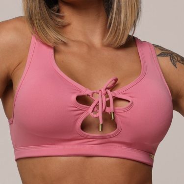 TOP TRANÇADO ROSA SECO