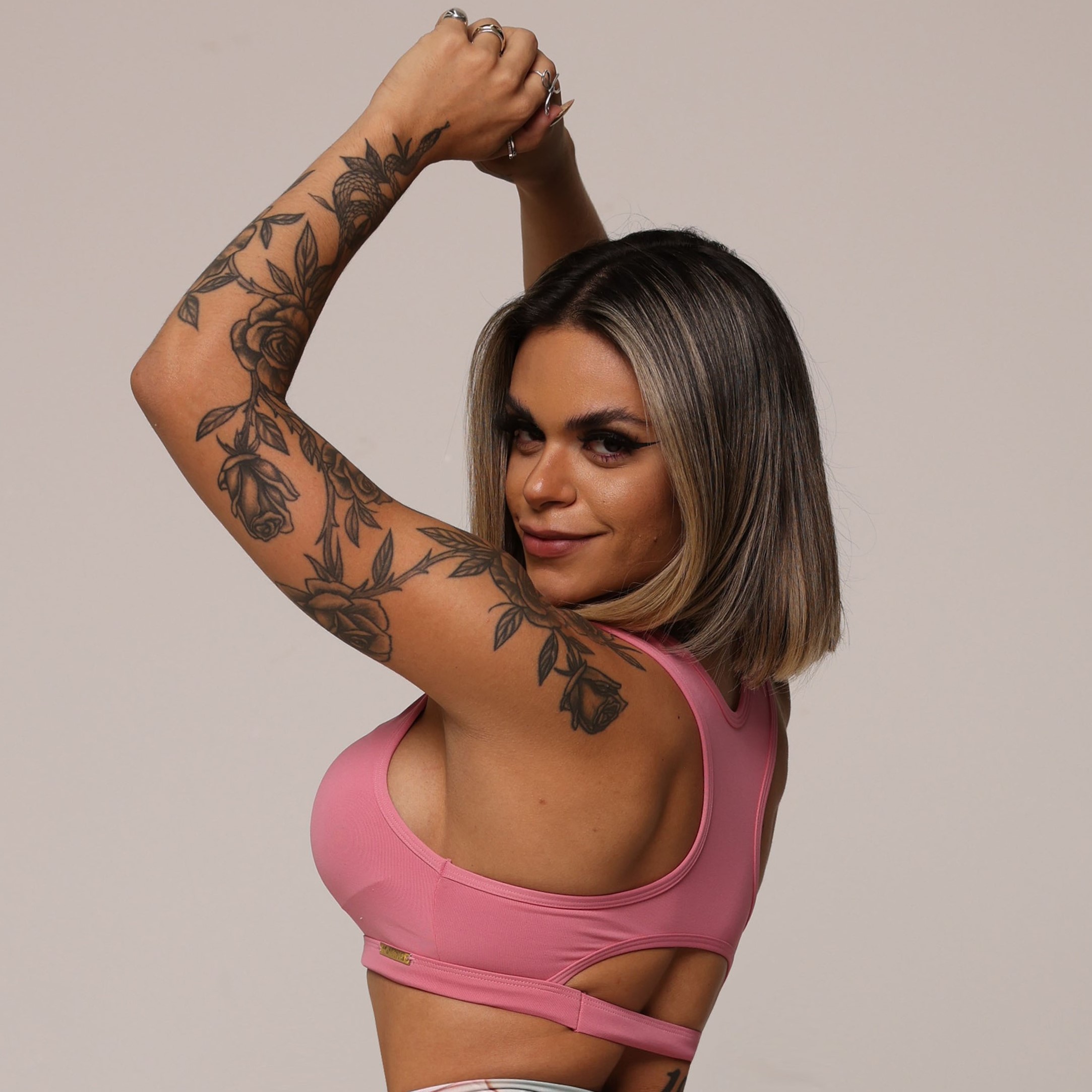 TOP TRANÇADO ROSA SECO - Imagem 4