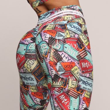 LEGGING EMPINA BUMBUM ROUTE 66 EXCLUSIVA