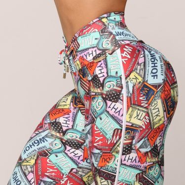 LEGGING RECORTE EMPINA BUMBUM ROUTE 66 EXCLUSIVA