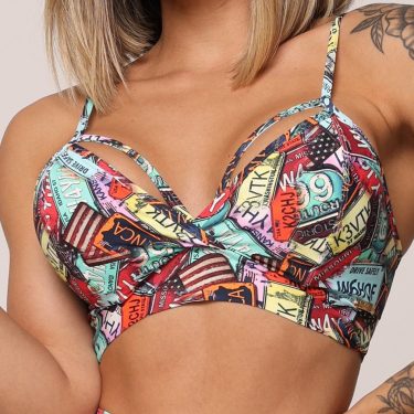 TOP STRAPPY ROUTE 66 EXCLUSIVO