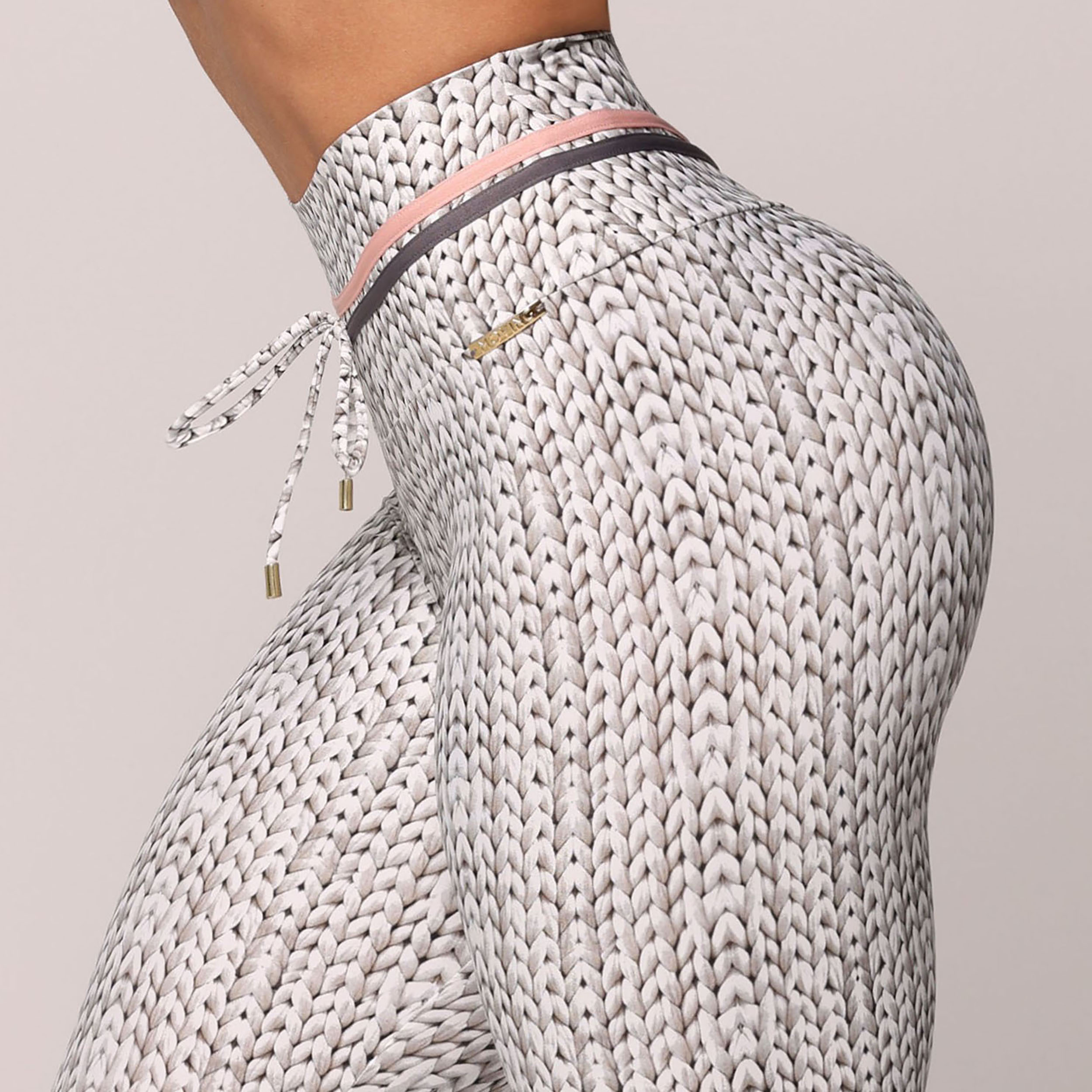 LEGGING EMPINA BUMBUM TRICOT WHITE EXCLUSIVA - Imagem 4