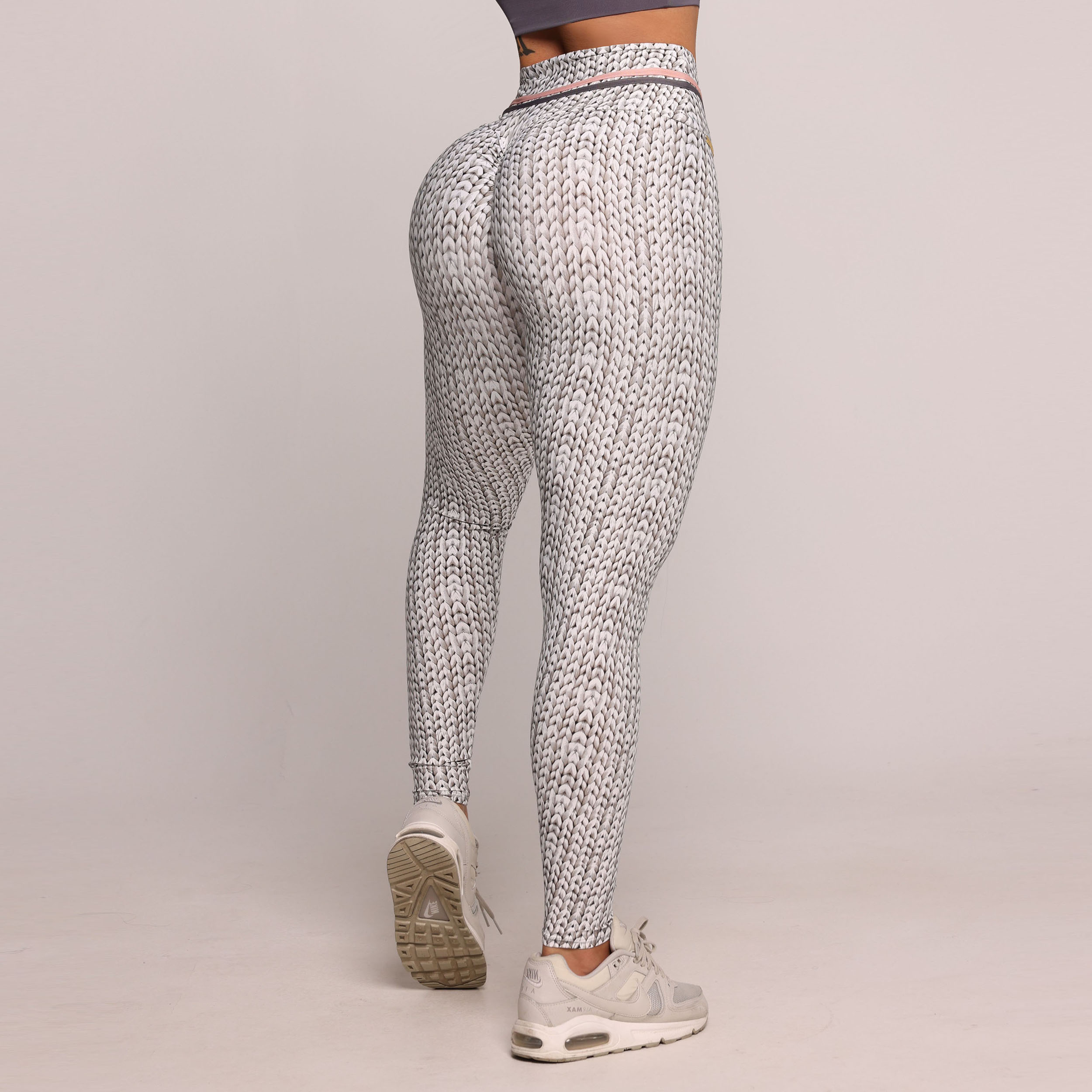 LEGGING EMPINA BUMBUM TRICOT WHITE EXCLUSIVA - Imagem 5