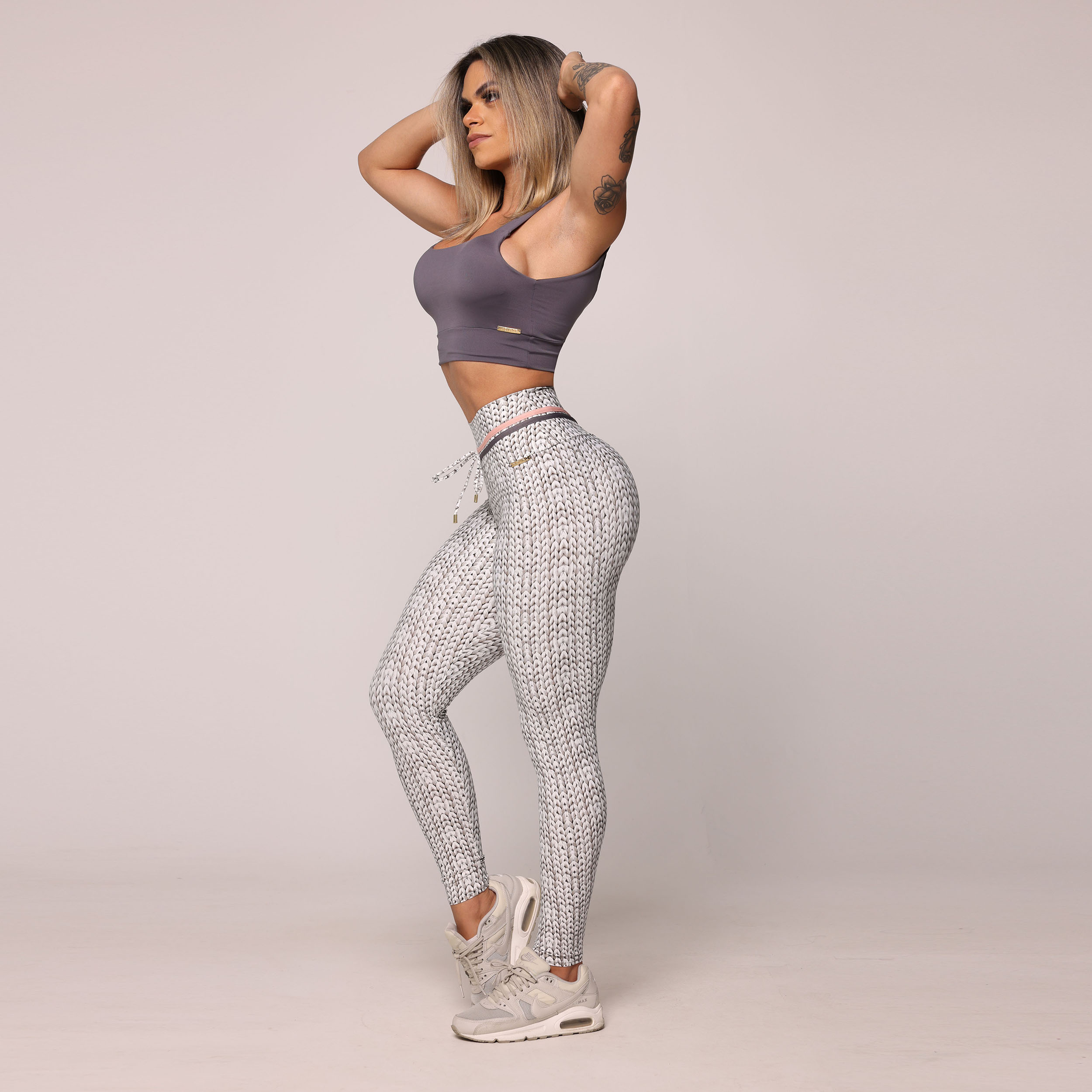 LEGGING EMPINA BUMBUM TRICOT WHITE EXCLUSIVA - Imagem 8