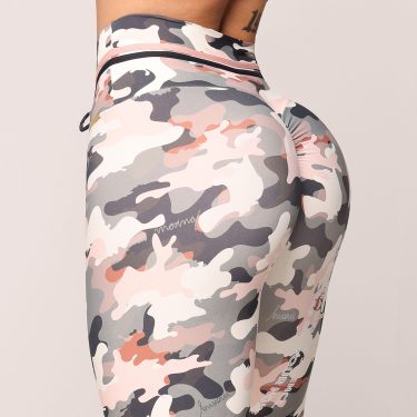 LEGGING EMPINA BUMBUM CAMUFLADO TERRACOTA EXCLUSIVA