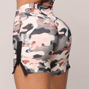 SHORT HYPE EMPINA BUMBUM CAMUFLADO TERRACOTA EXCLUSIVO