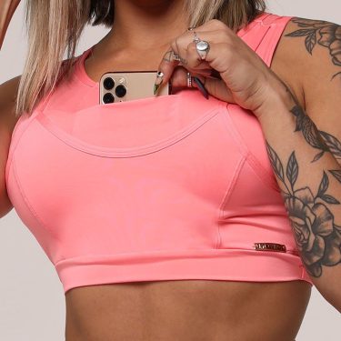 CROPPED CELULAR GOIABA