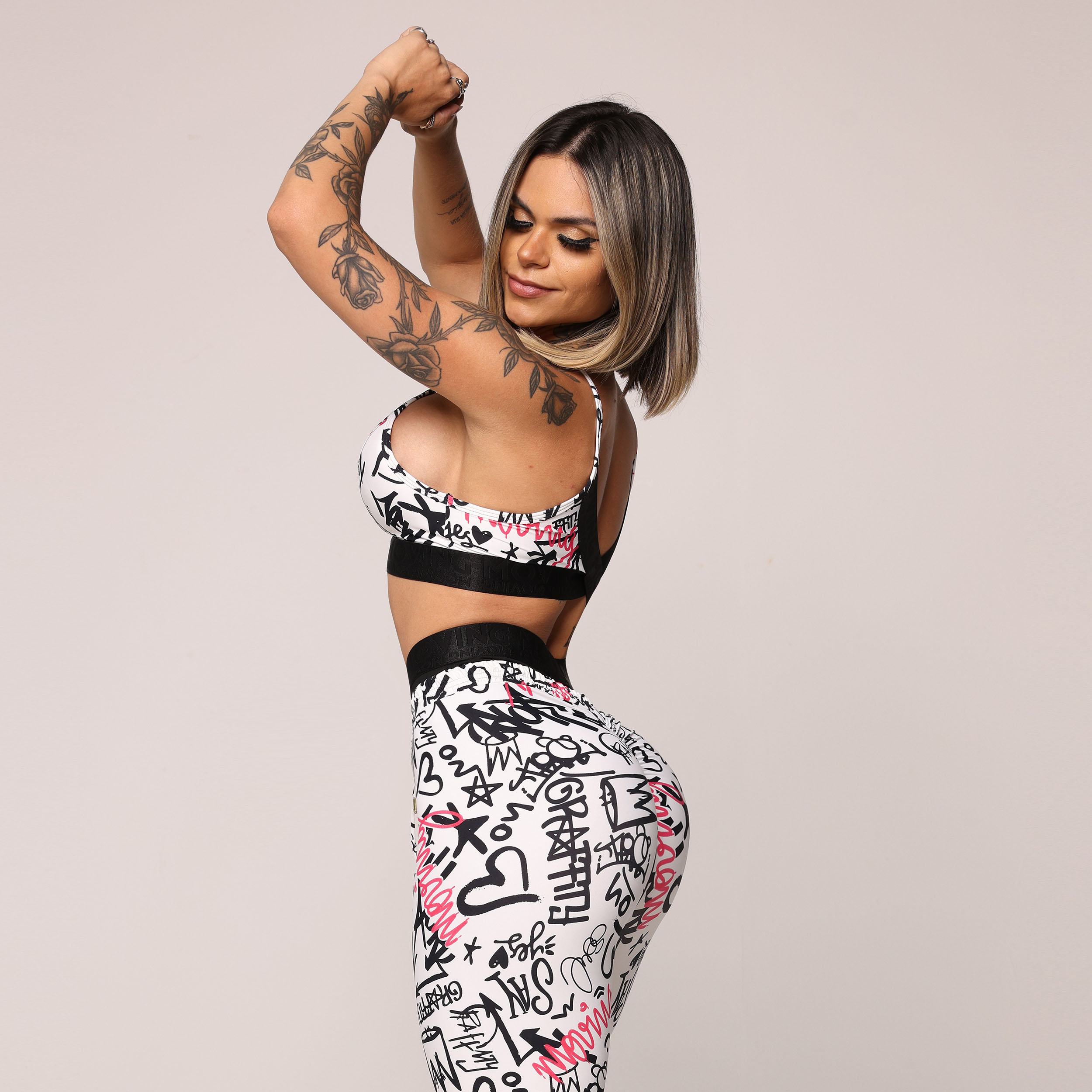 LEGGING BOXER EMPINA BUMBUM GRAFFITY EXCLUSIVA - Imagem 4