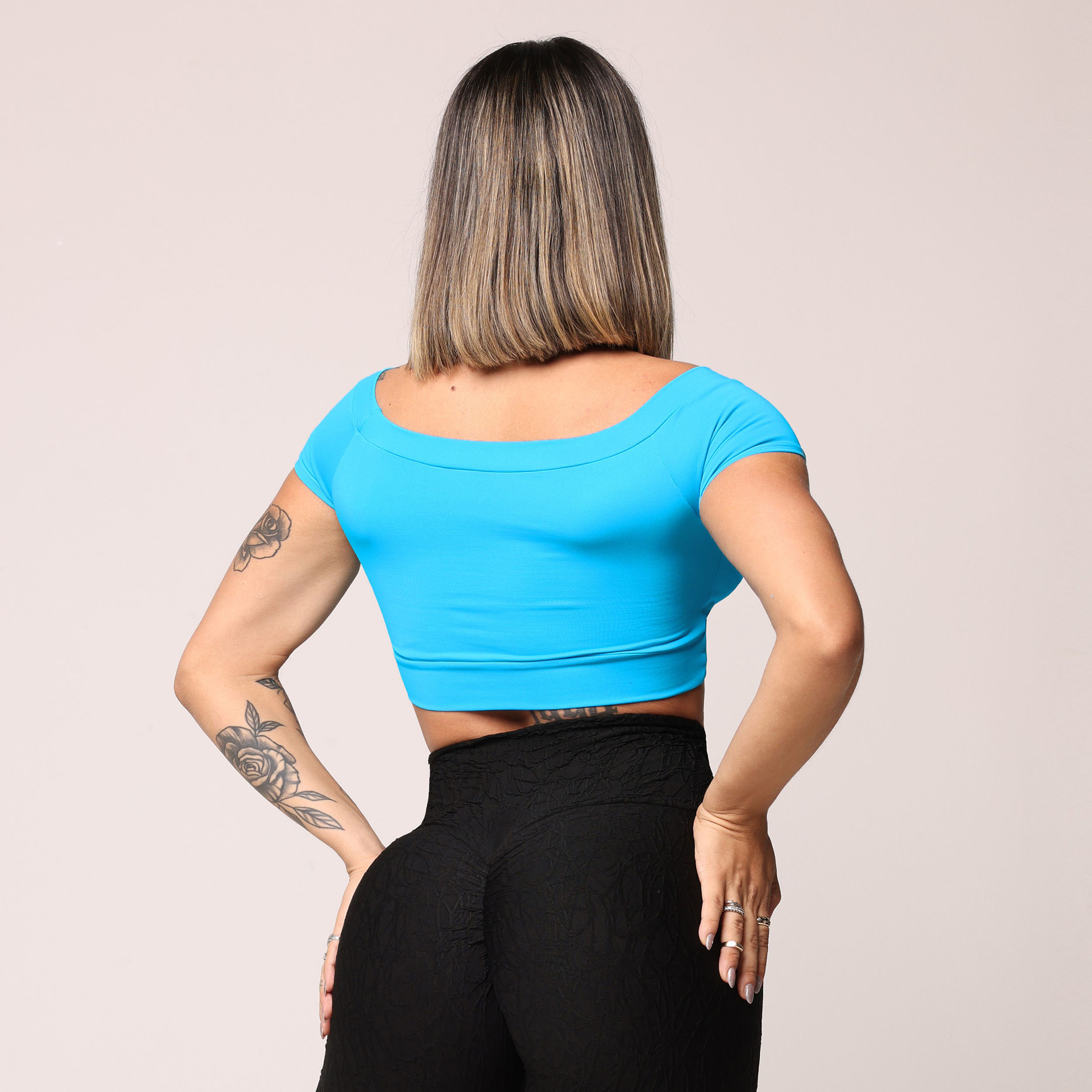 LEGGING EMPINA BUMBUM JACQUARD PERLÊ PRETO - Imagem 4
