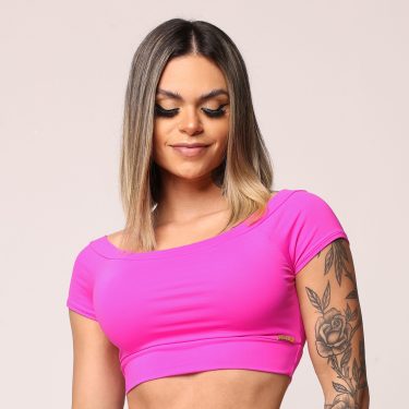 CROPPED CIGANINHA ROSA BARBIE