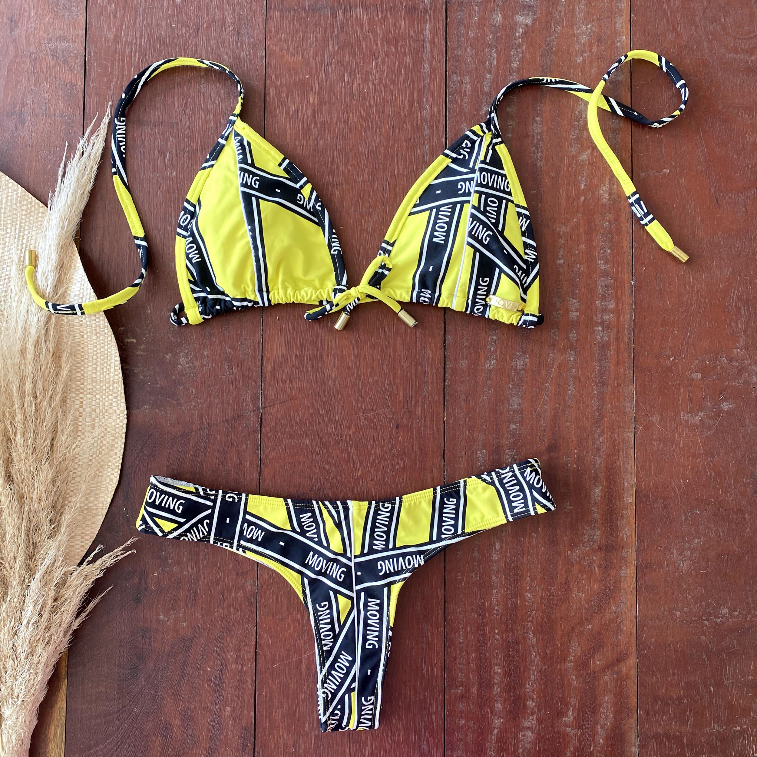 BIQUÍNI CORTININHA STRIP GOLD EXCLUSIVO - Imagem 3