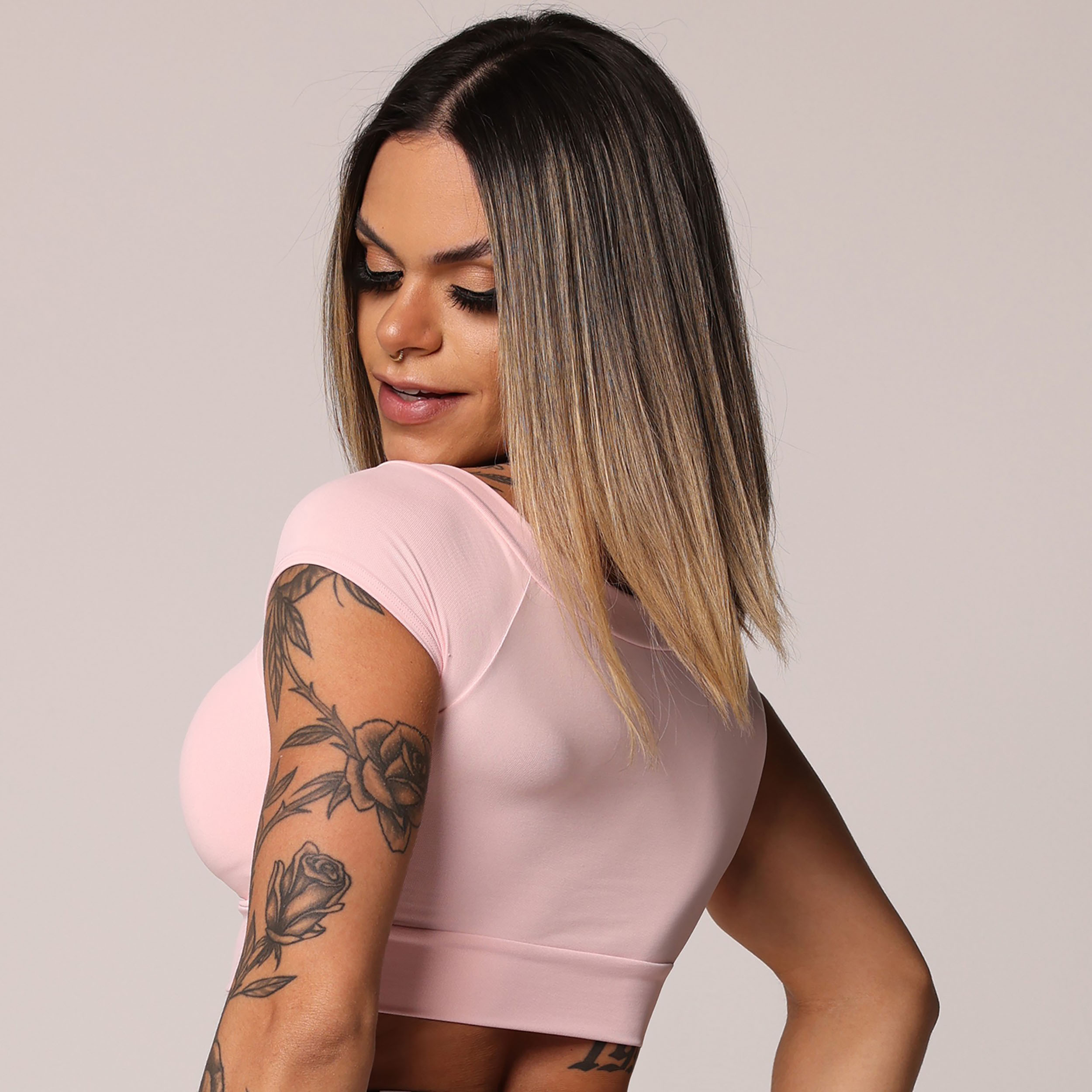 CROPPED CIGANINHA BLUSH - Imagem 3