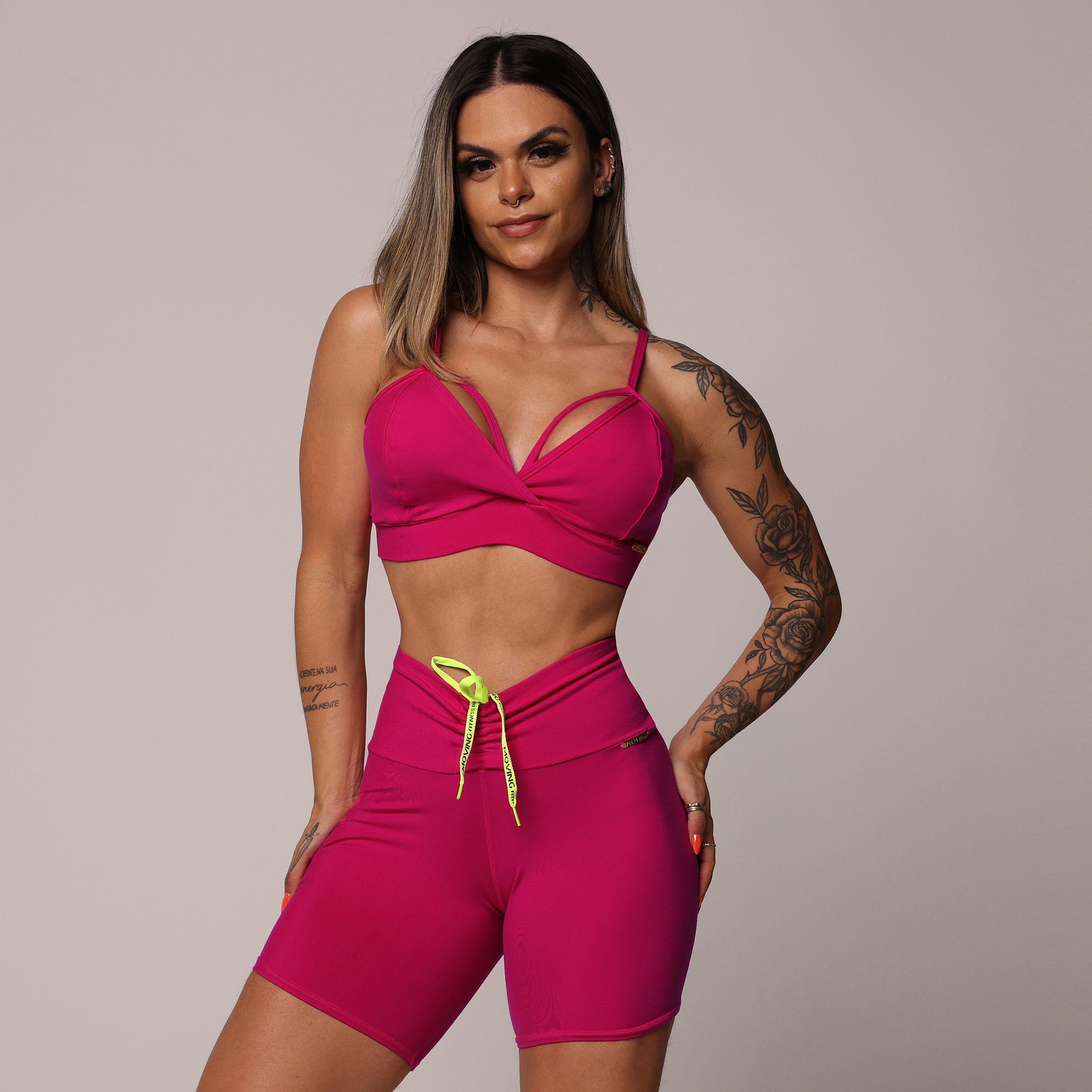 SHORT EMPINA BUMBUM CHERRY - Imagem 3