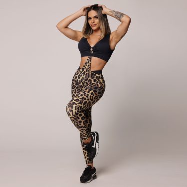 MACACÃO EIFFEL EMPINA BUMBUM PELAGEM DE ONÇA EXCLUSIVO