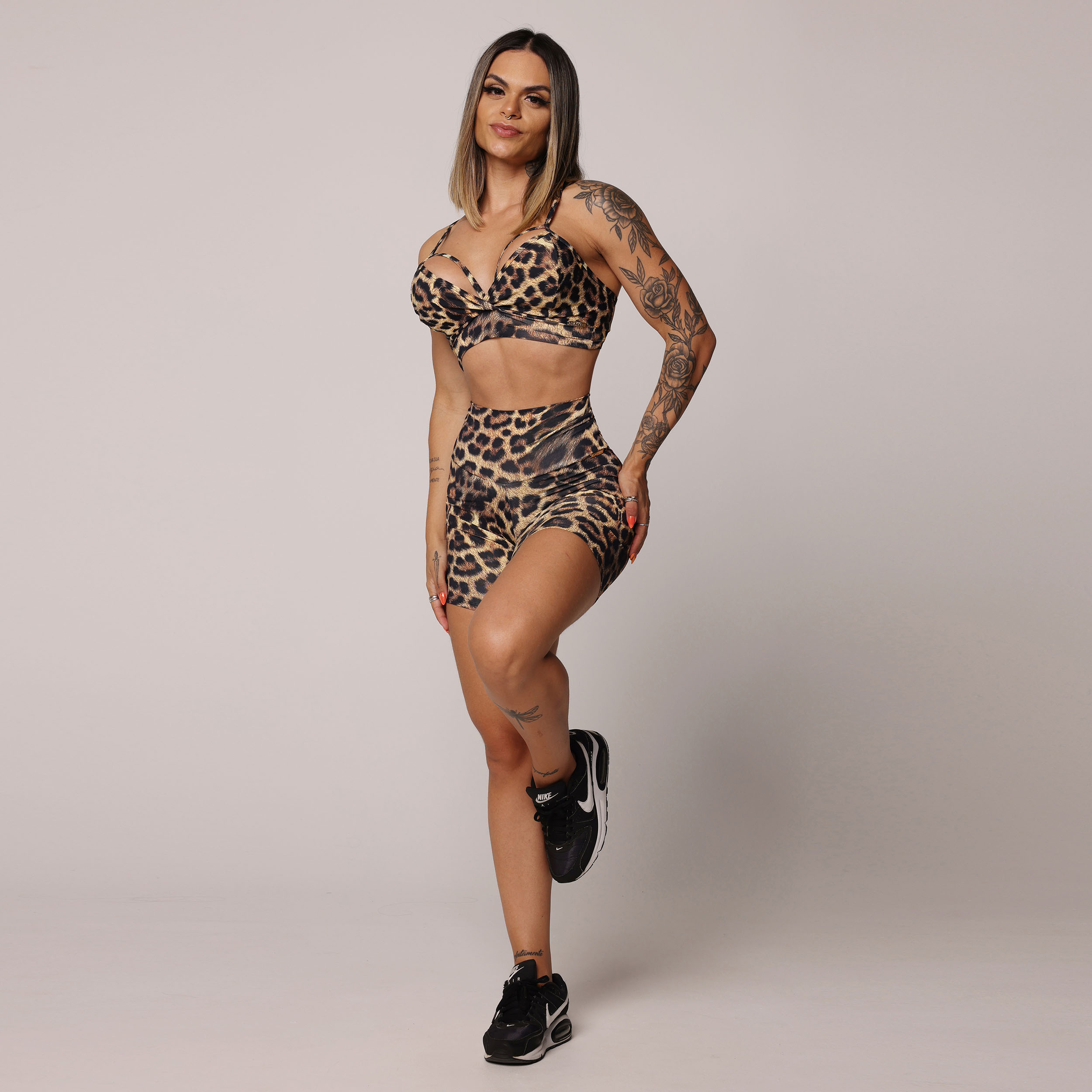 SHORT EMPINA BUMBUM PELAGEM DE ONÇA EXCLUSIVO - Imagem 6