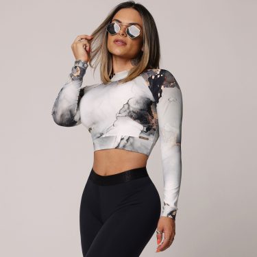 CROPPED CARMEL MARBLÉ EXCLUSIVO