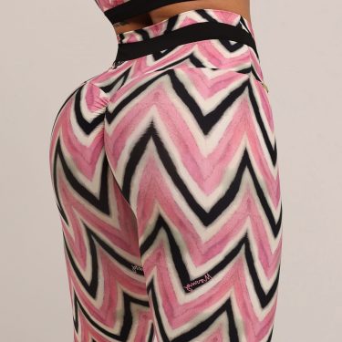 LEGGING STYLE EMPINA BUMBUM PINK TRIBAL EXCLUSIVA
