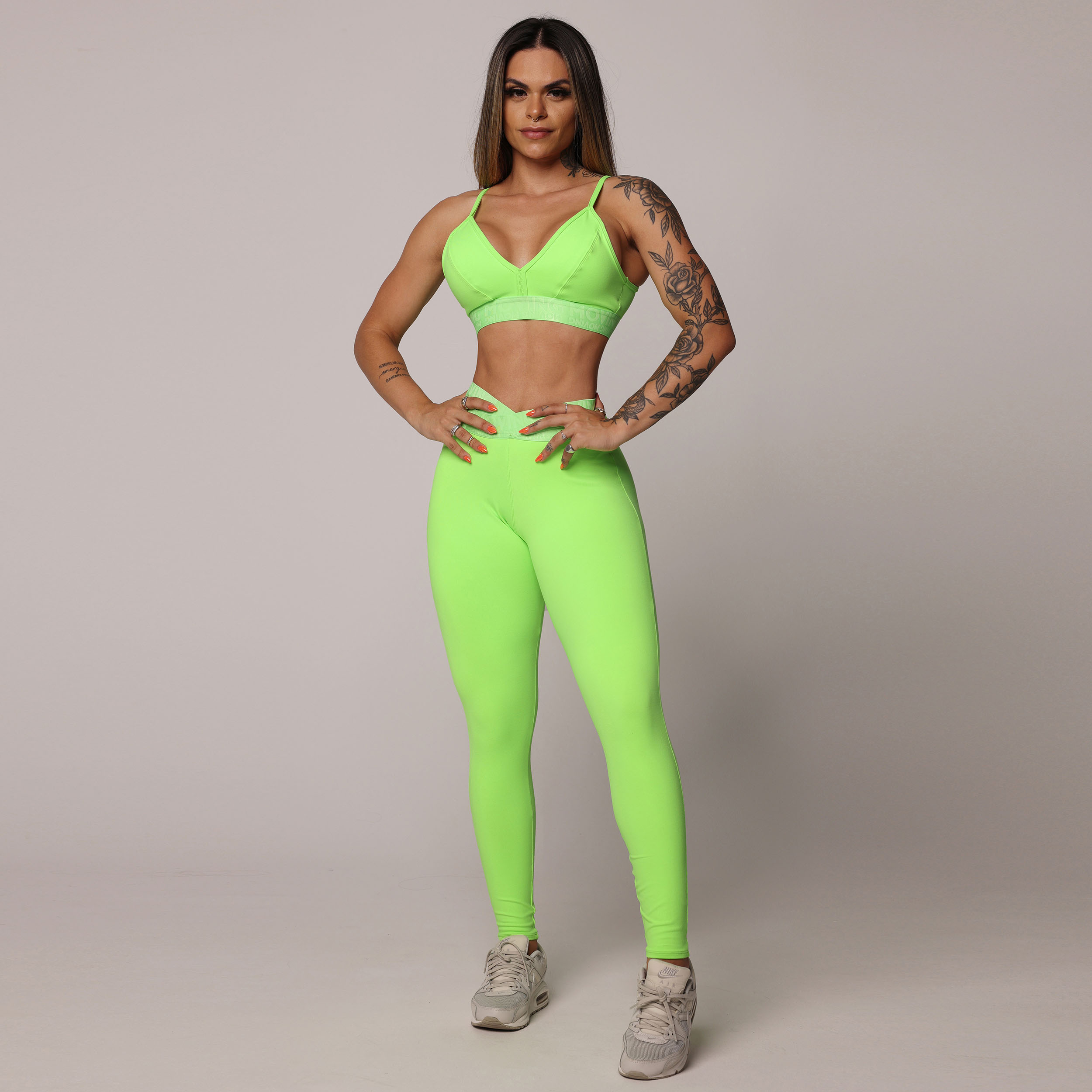 LEGGING HIT COMUM VERDE NEON - Imagem 6