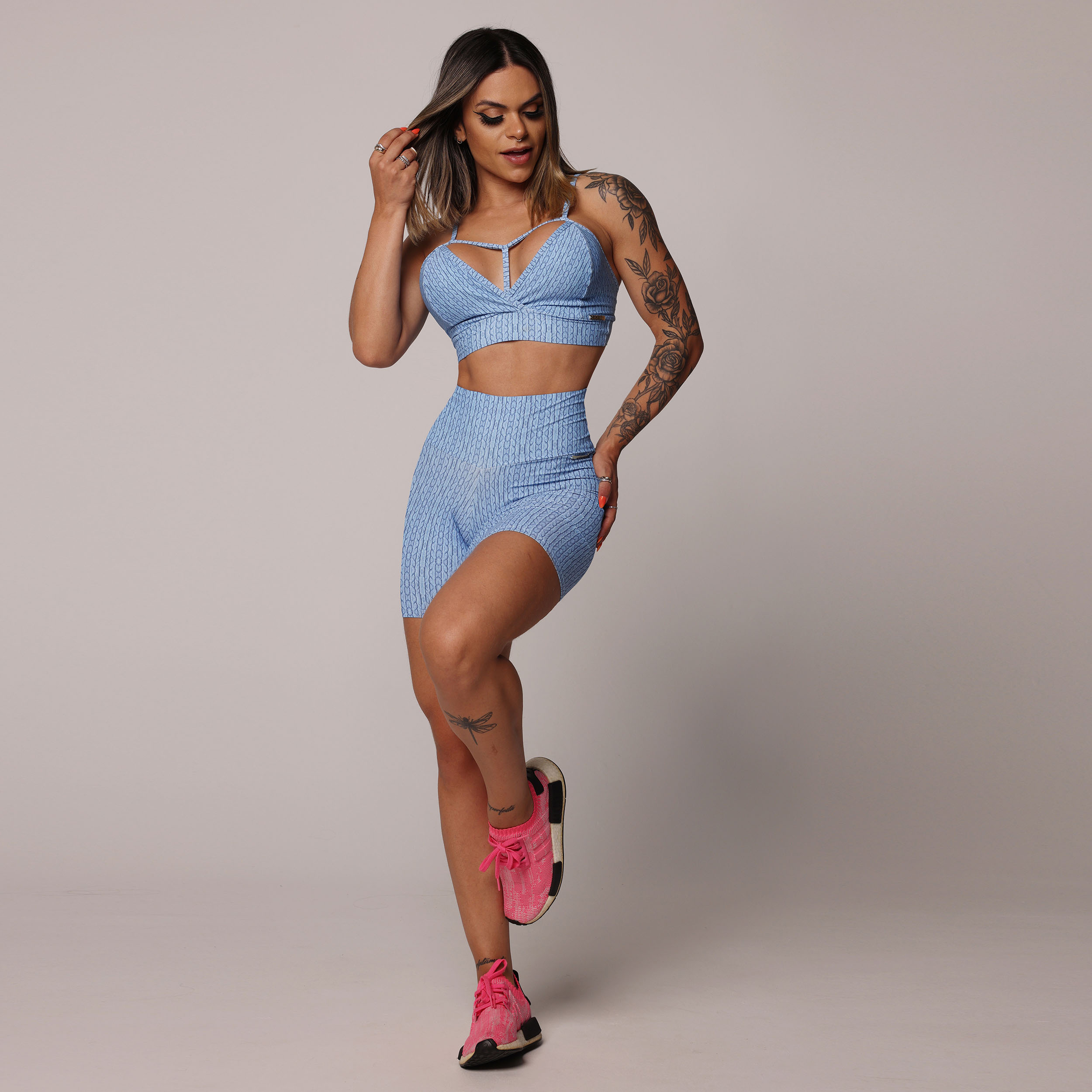 SHORT EMPINA BUMBUM WEFT EXCLUSIVO - Imagem 7