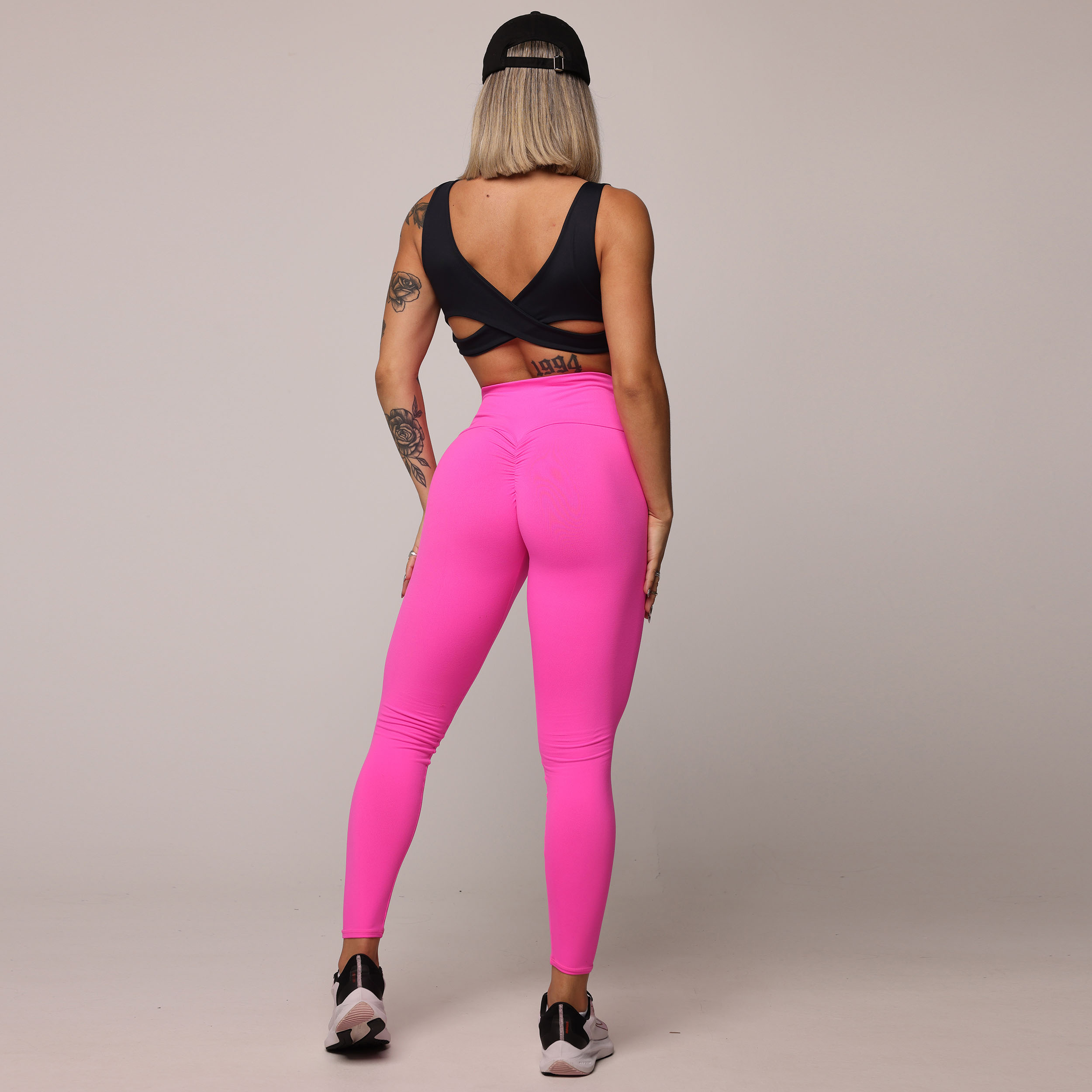 LEGGING EMPINA BUMBUM ROSA NEON - Imagem 7