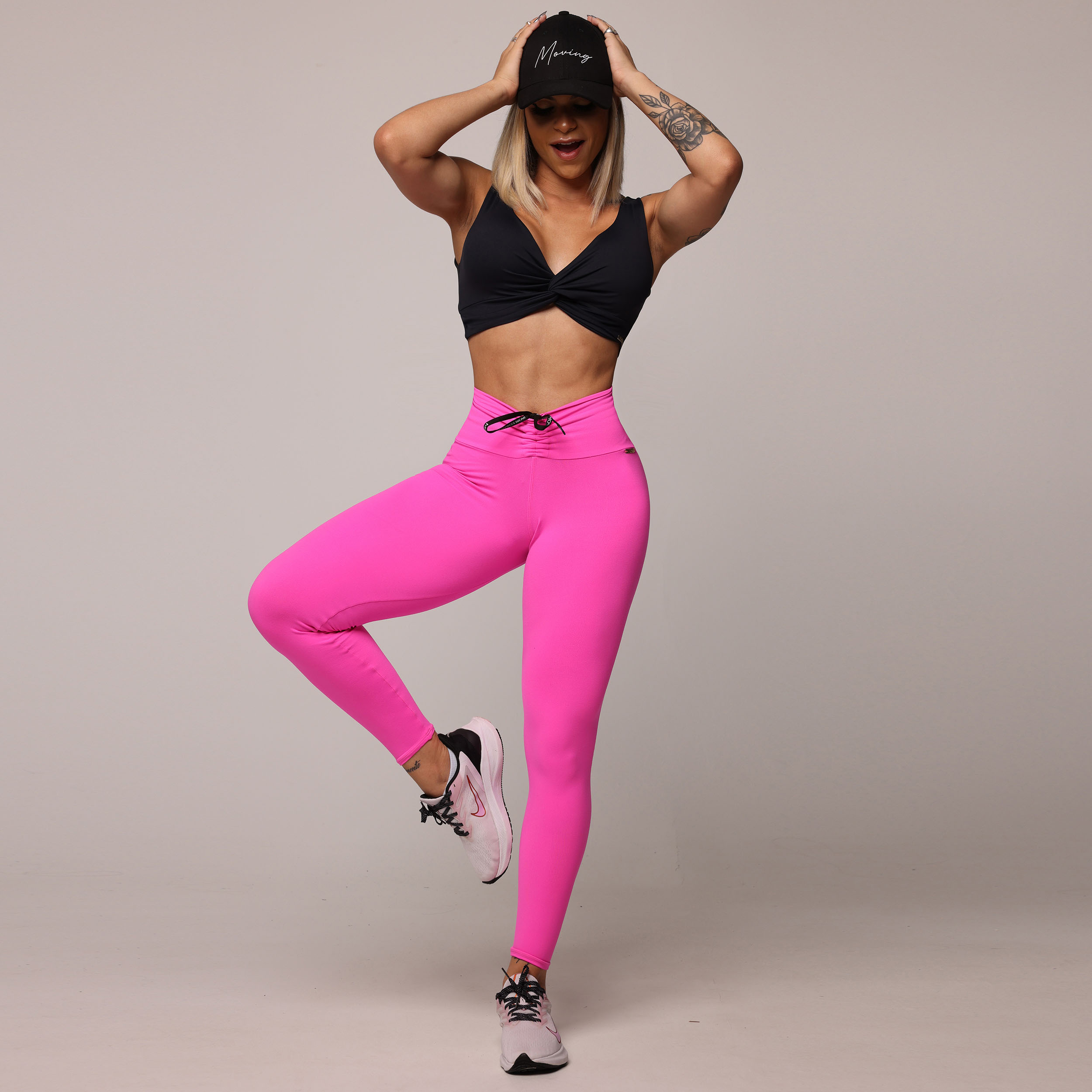 LEGGING EMPINA BUMBUM ROSA NEON - Imagem 8