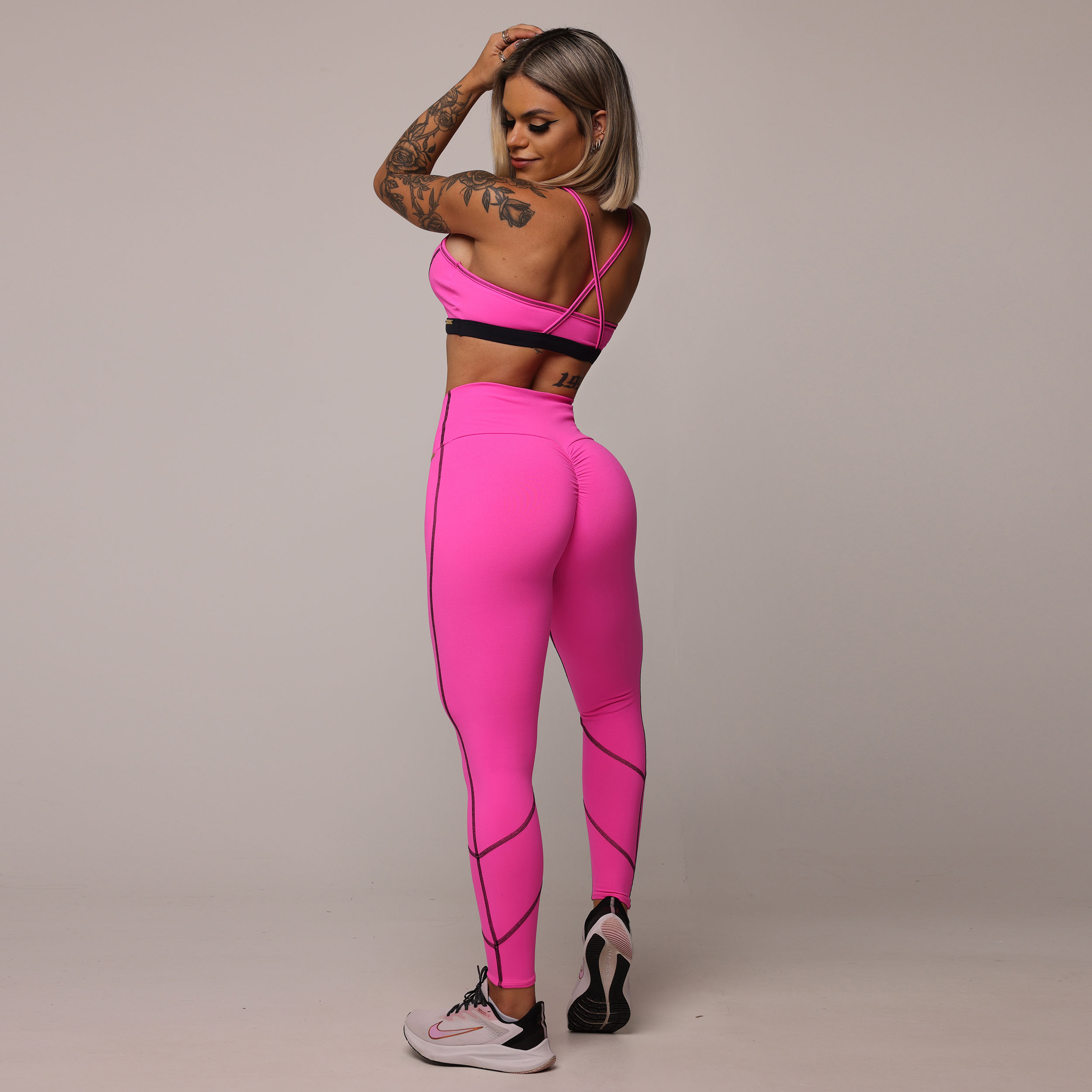 LEGGING SEUL EMPINA BUMBUM ROSA NEON - Imagem 8