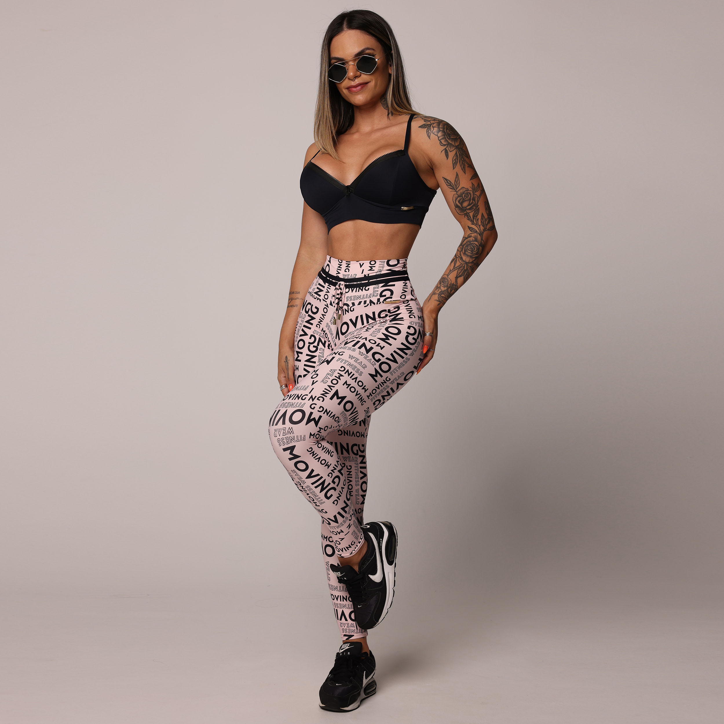 LEGGING EMPINA BUMBUM LETTERING ROSÊ EXCLUSIVA - Imagem 7