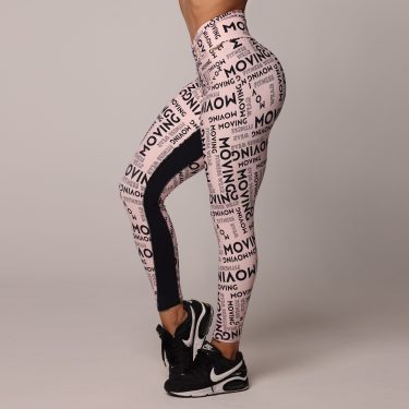 LEGGING STEP COMUM LETTERING ROSÊ EXCLUSIVO