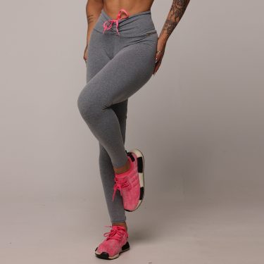 LEGGING EMPINA BUMBUM MESCLA COM CADARÇO ROSA NEON