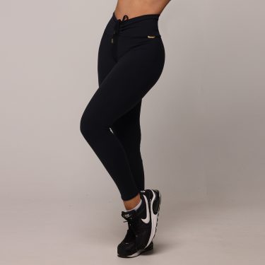 LEGGING COMUM PRETA COM CÓS REGULÁVEL