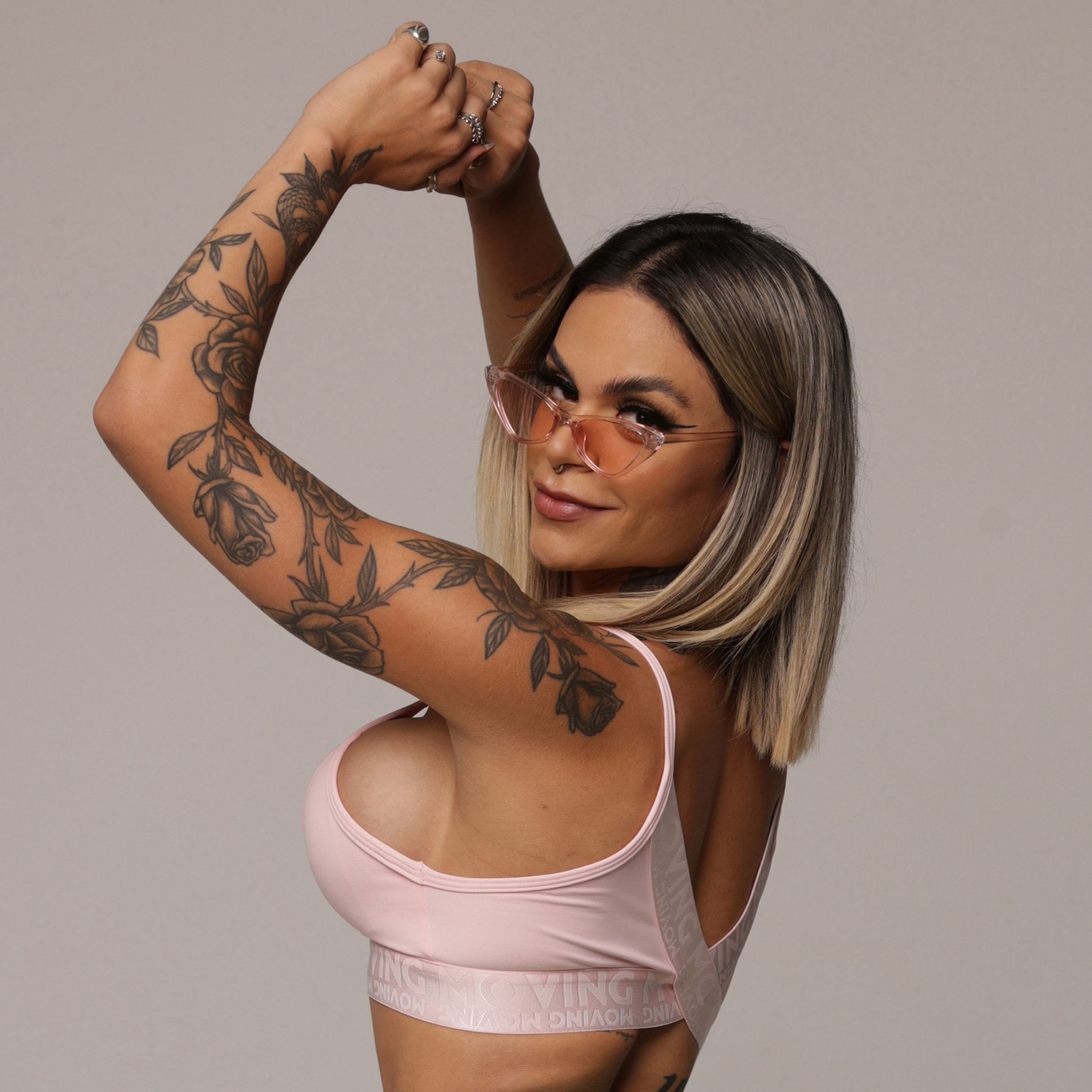 TOP MILANO BLUSH COM ELÁSTICO ROSÊ - Imagem 4