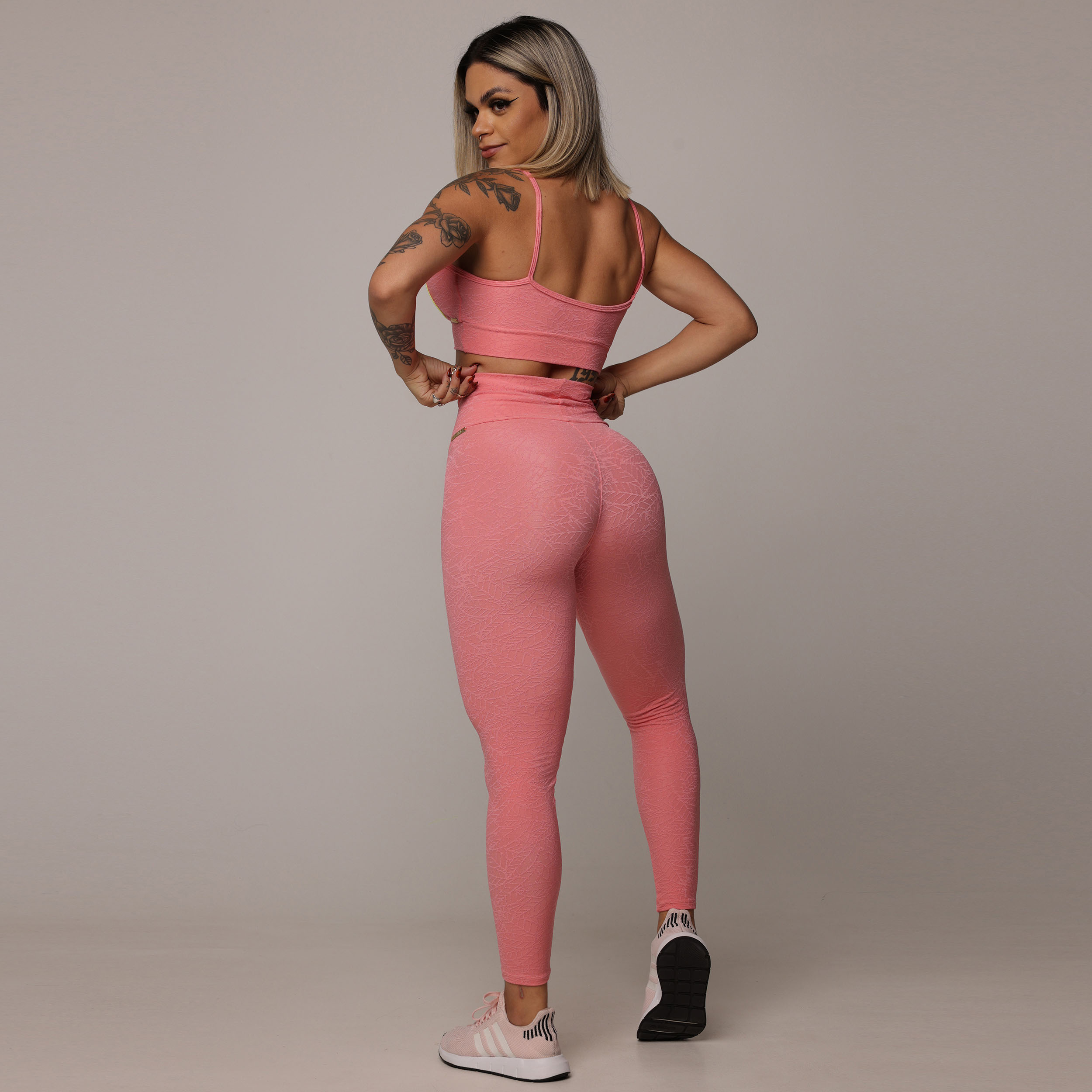 LEGGING COMUM JACQUARD NATURE PEACH - Imagem 5