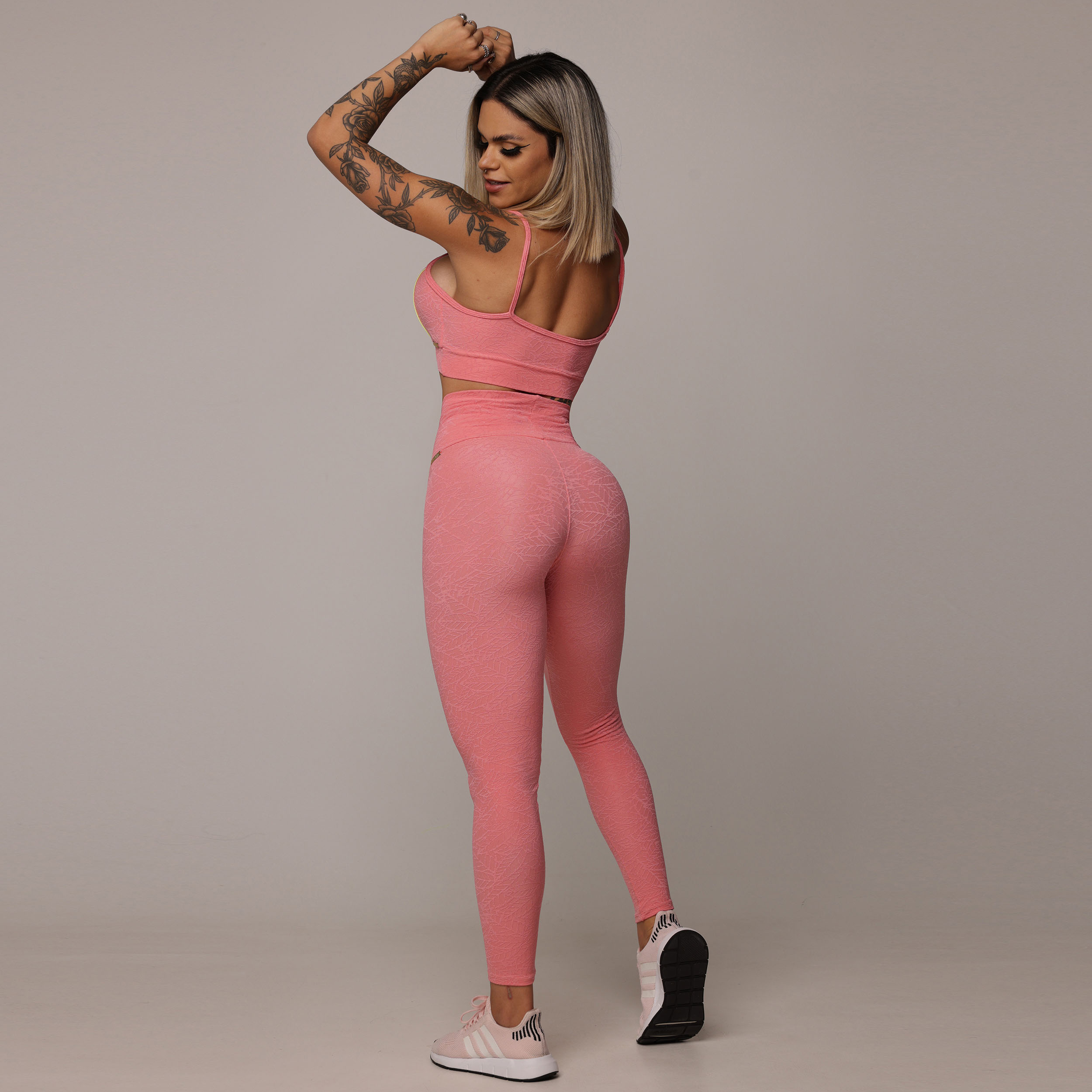 LEGGING COMUM JACQUARD NATURE PEACH - Imagem 9