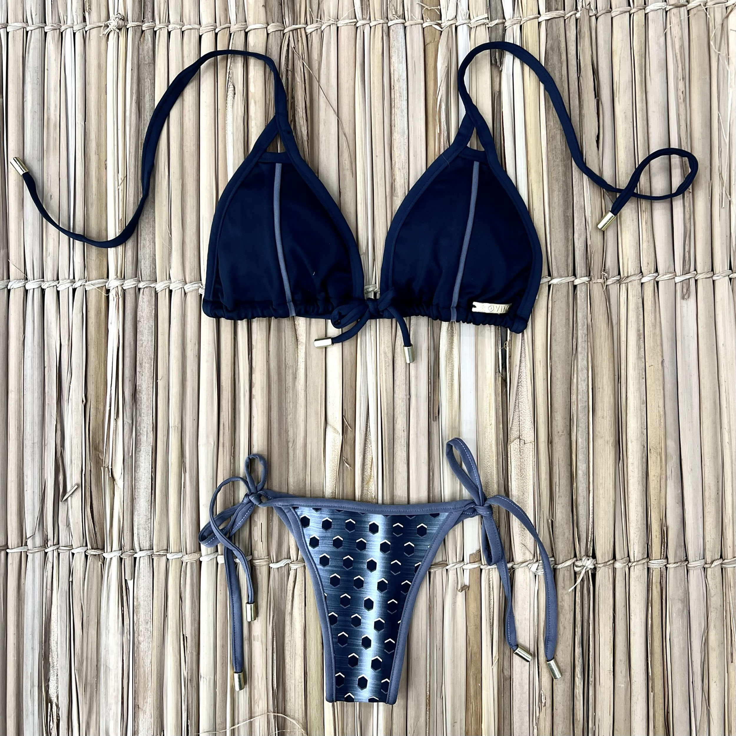 BIQUÍNI CORTININHA METALIC EXCLUSIVO - Imagem 3