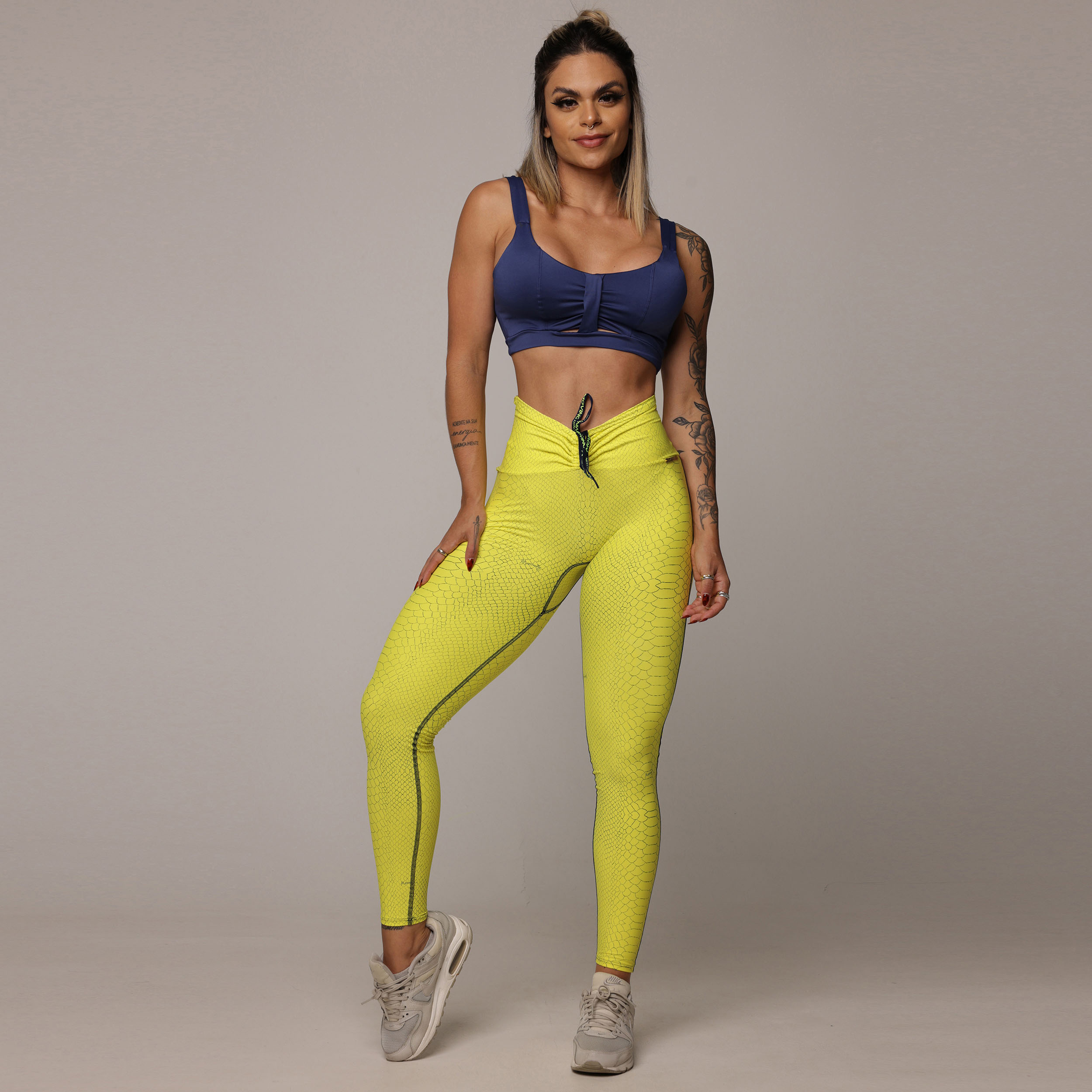 LEGGING CONFORT EMPINA BUMBUM PYTHON NEON EXCLUSIVA - Imagem 7