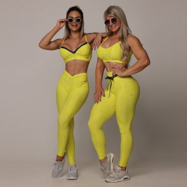 LEGGING ROMANA COMUM PYTHON NEON EXCLUSIVA