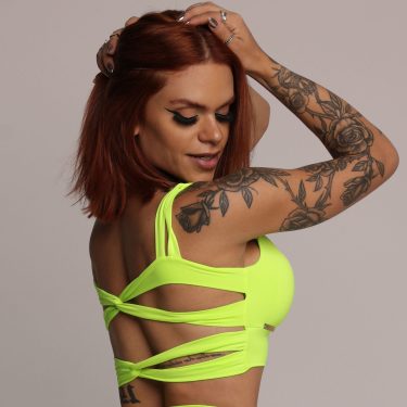 TOP CRETA AMARELO NEON
