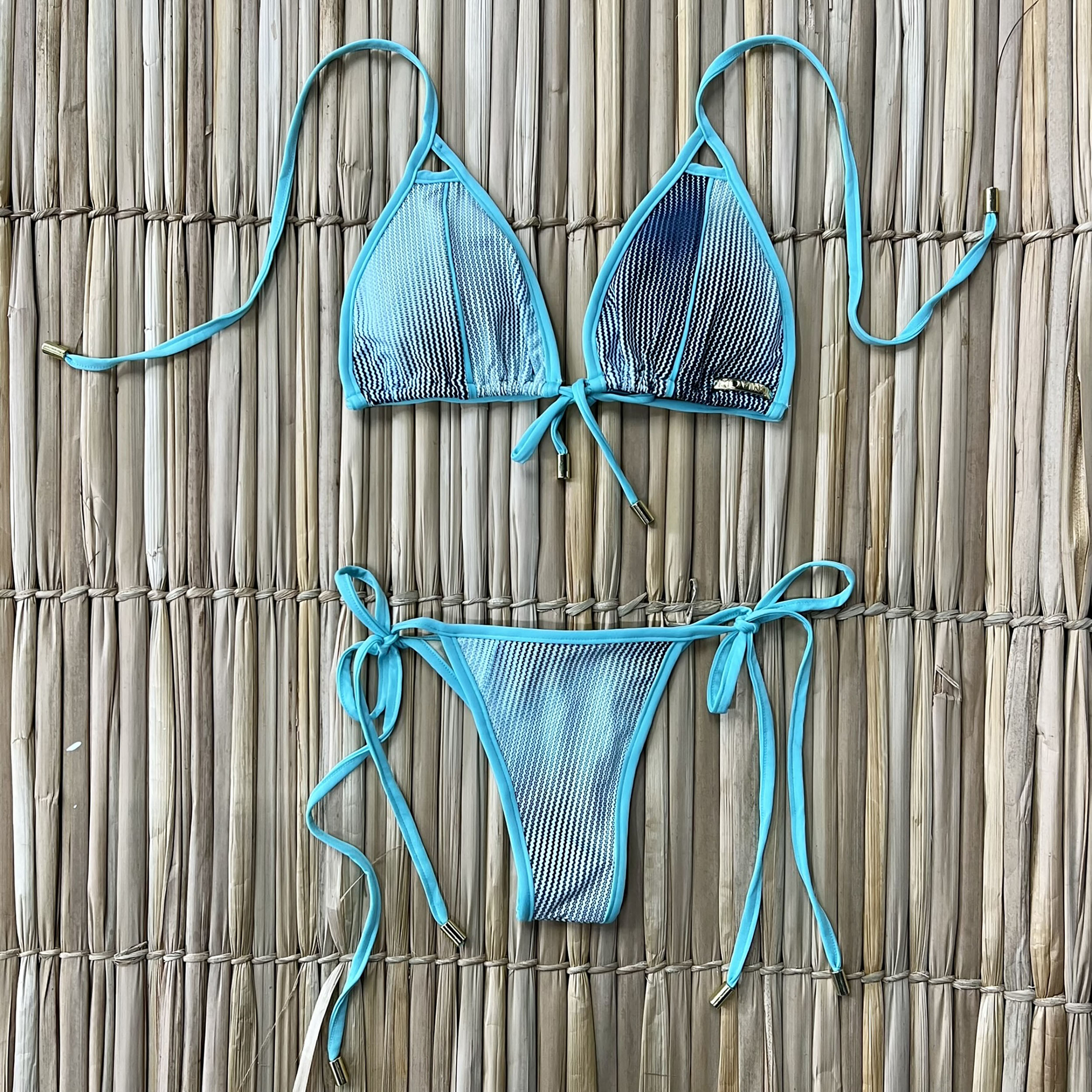 BIQUÍNI CORTININHA DEGRADÊ AZUL - Imagem 3