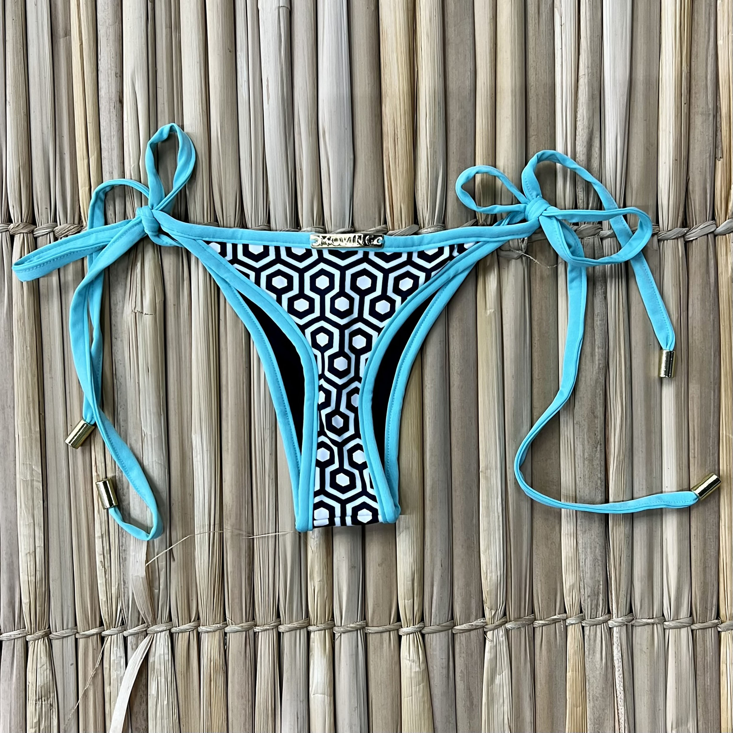 BIQUÍNI CORTININHA GEOMÉTRICO - Imagem 4