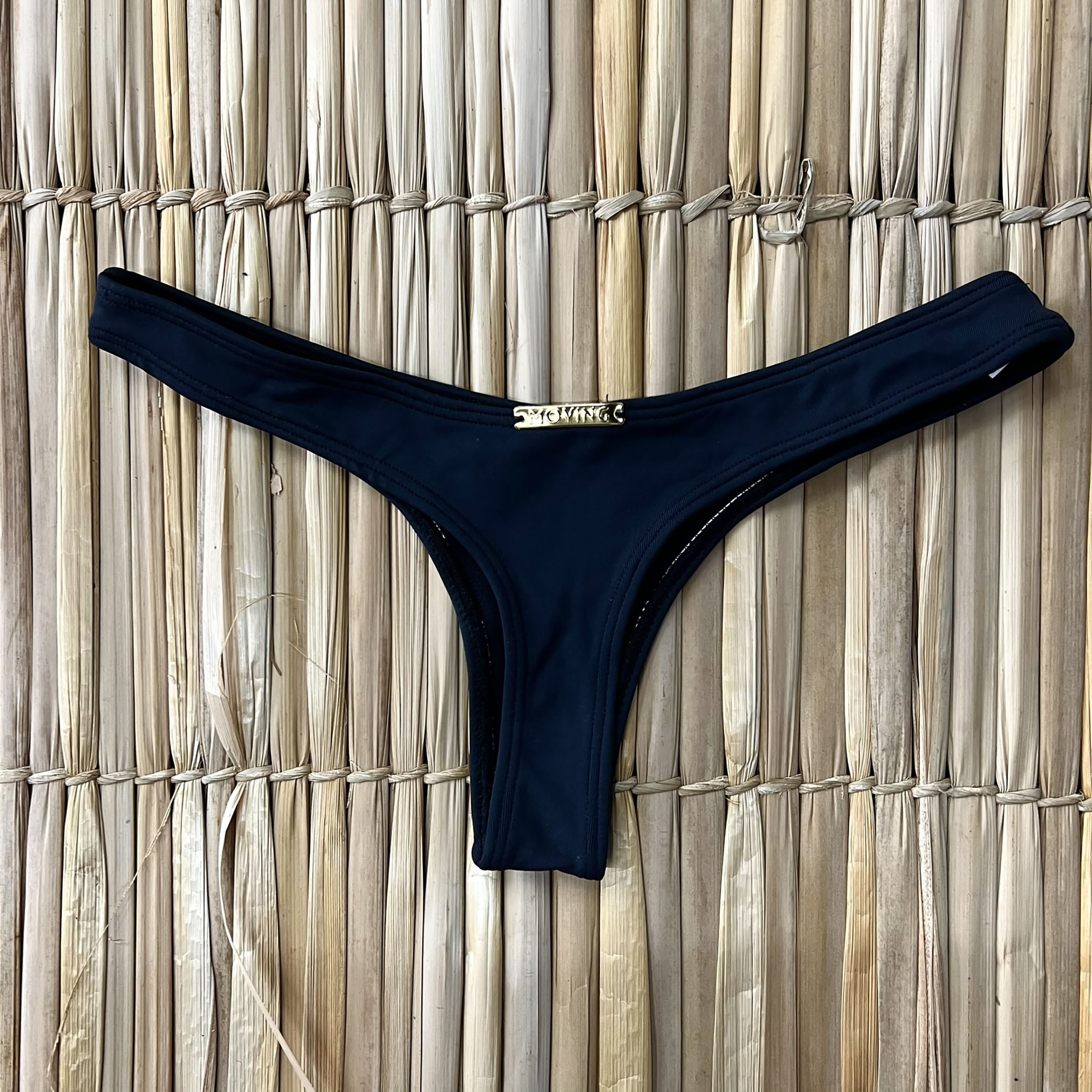 BIQUÍNI CORTININHA LISTRADO PRETO - Imagem 6