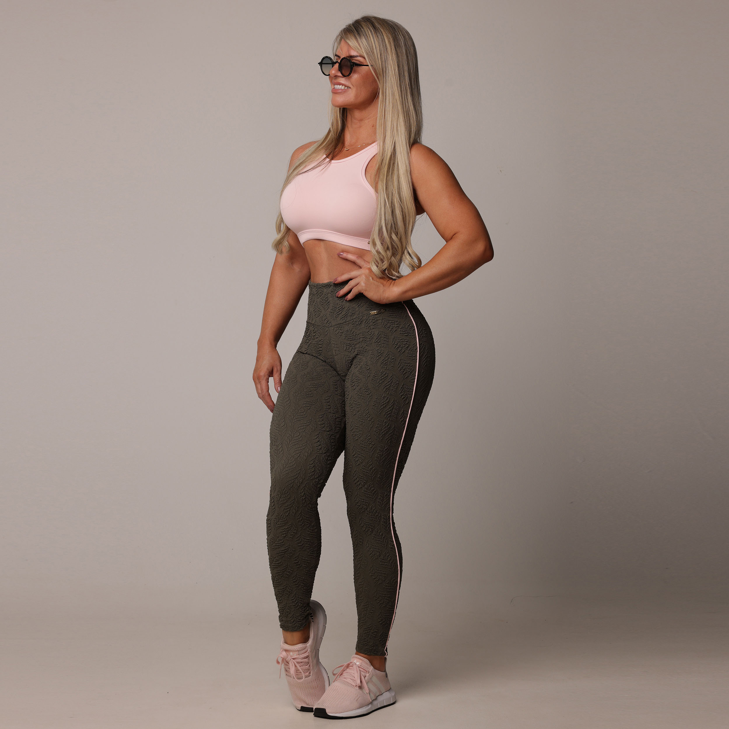 LEGGING JUMP COMUM JACQUARD BIO VERDE MILITAR - Imagem 4